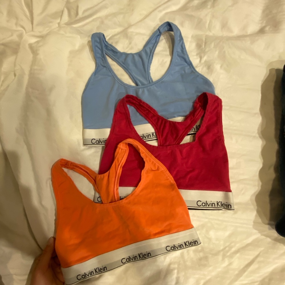 3- medium size Calvin Klein bras